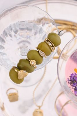 My Jewellery Ring square strass Goud