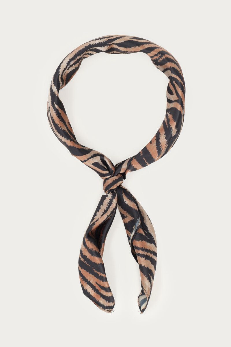 My Jewellery Scarf mini Tiger Bruin