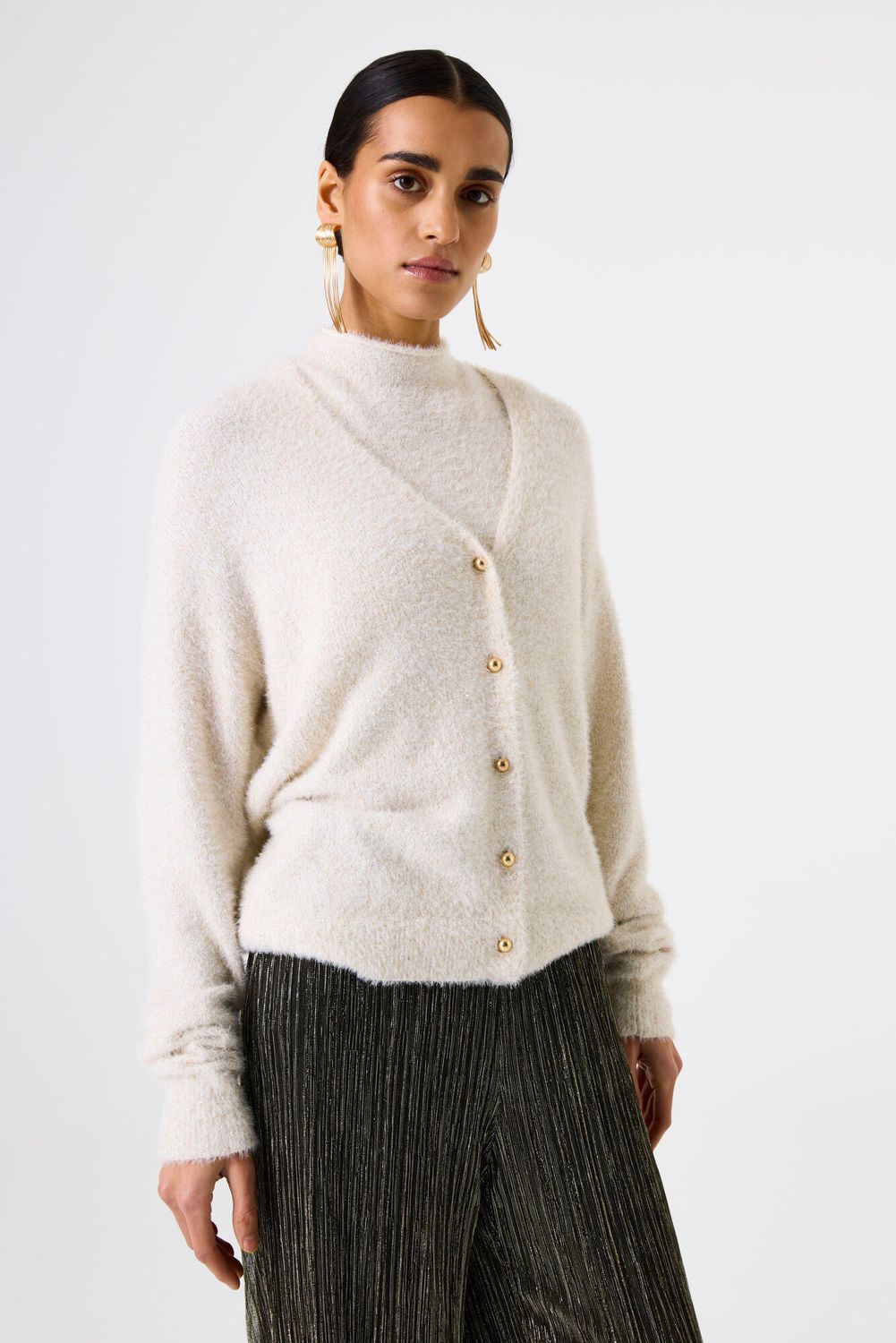 Garcia ladies cardigan Ecru