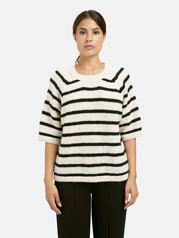 Milano Italy loose fit pullover Zwart