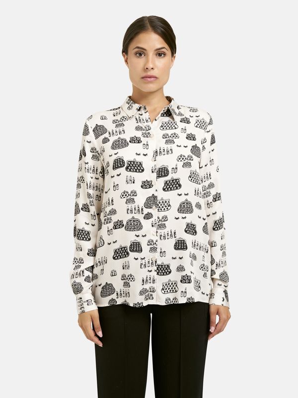 Milano Italy blouse Ecru