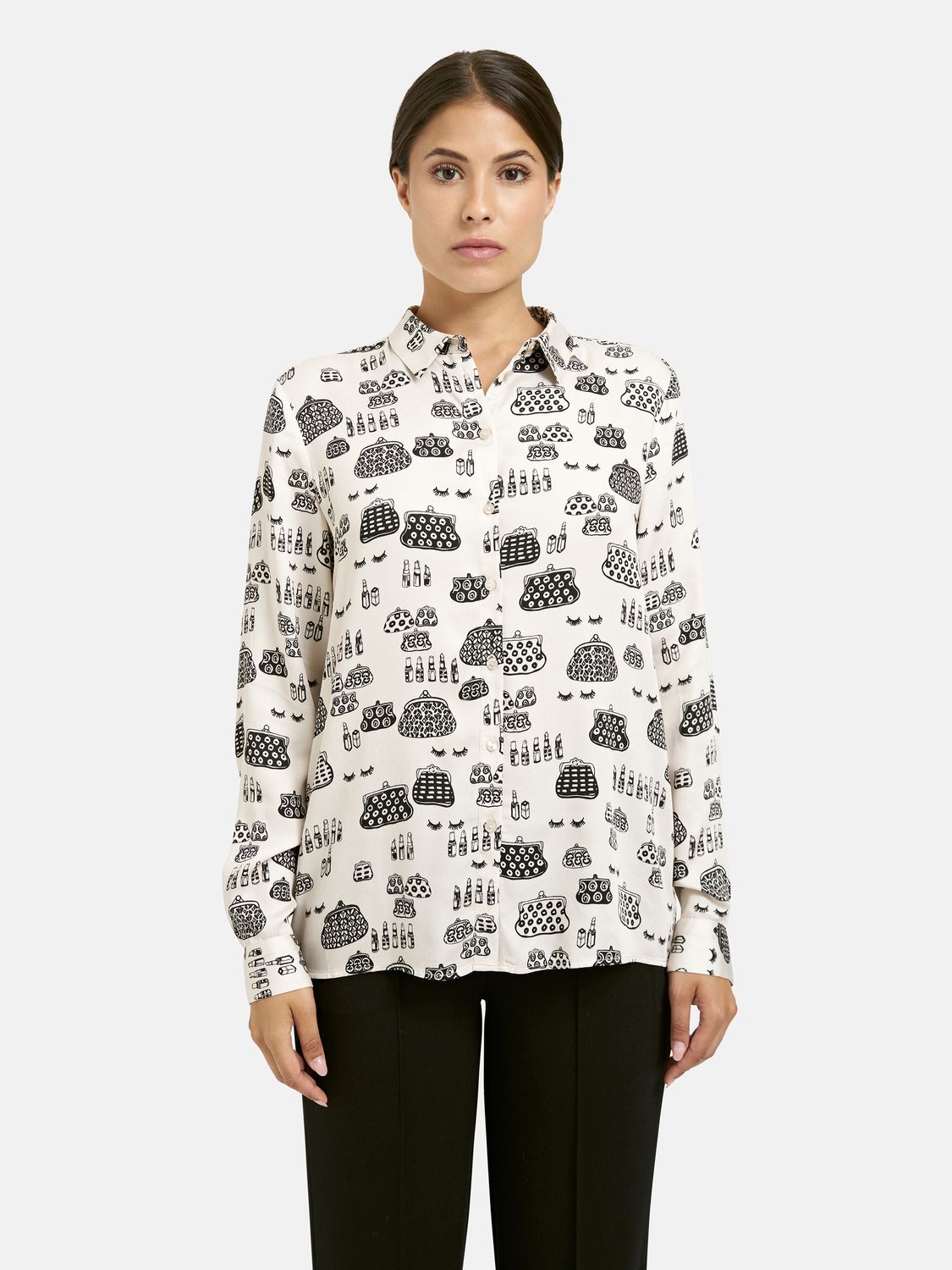 Milano Italy blouse Ecru