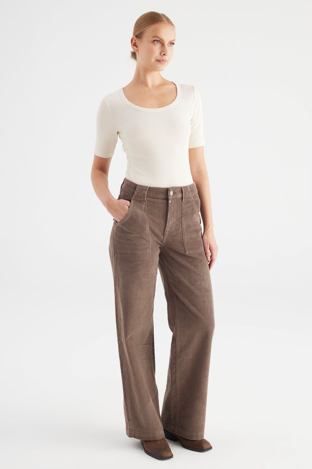 Cup Of Joe Denim Lulu Corduroy Bruin