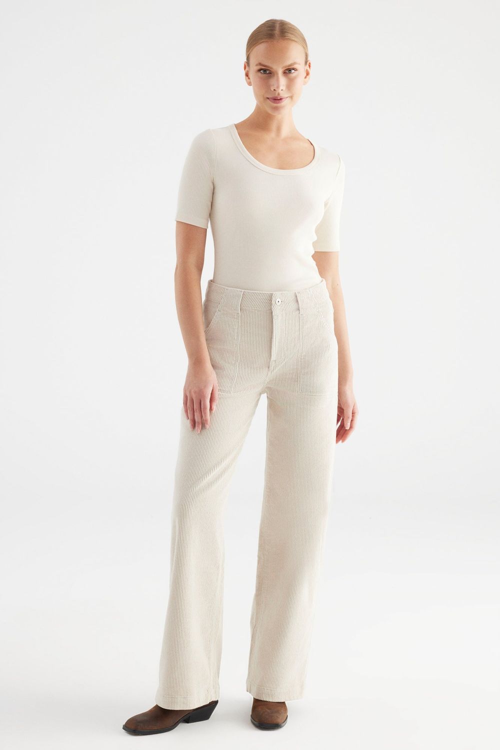 Cup Of Joe Denim Lulu Corduroy Beige