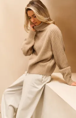 YaYa Coltrui met kabeldetail Bruin