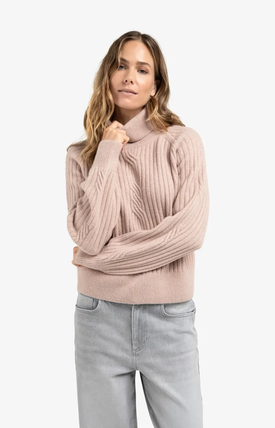 YaYa Coltrui met kabeldetail Roze