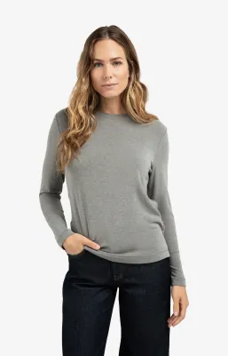 YaYa Top van stevige jersey stof Grijs
