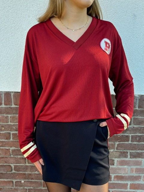 Pink Noir Yani Long sleeve rood