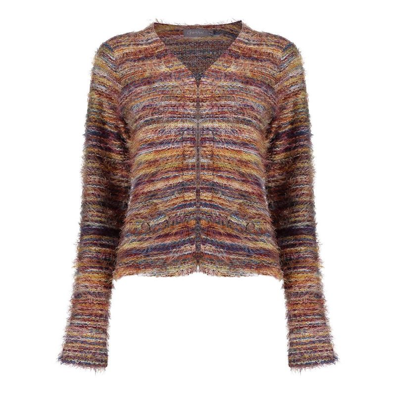 Geisha Vest multicolour Rood