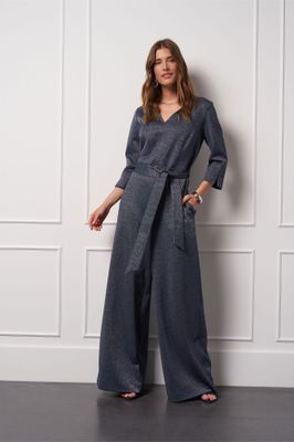 Studio Anneloes Odessi sparkle jumpsuit Blauw