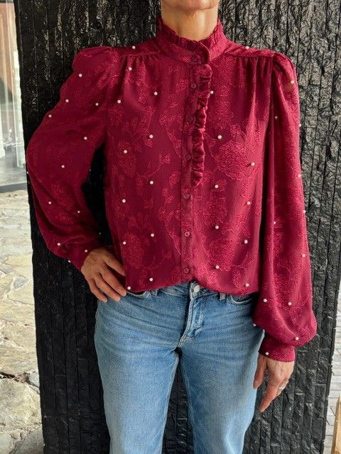 Sisters Point blouse Rood
