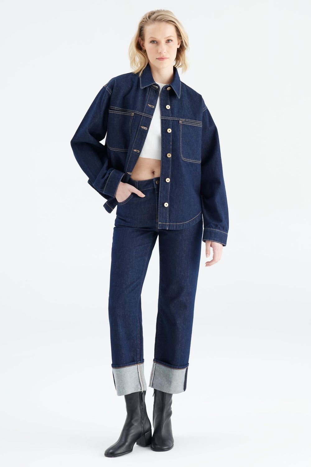 Cup Of Joe Denim Tamara Blauw