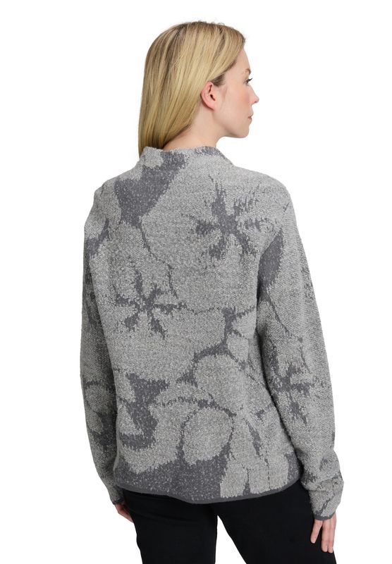 So Cosy trui Grijs met print