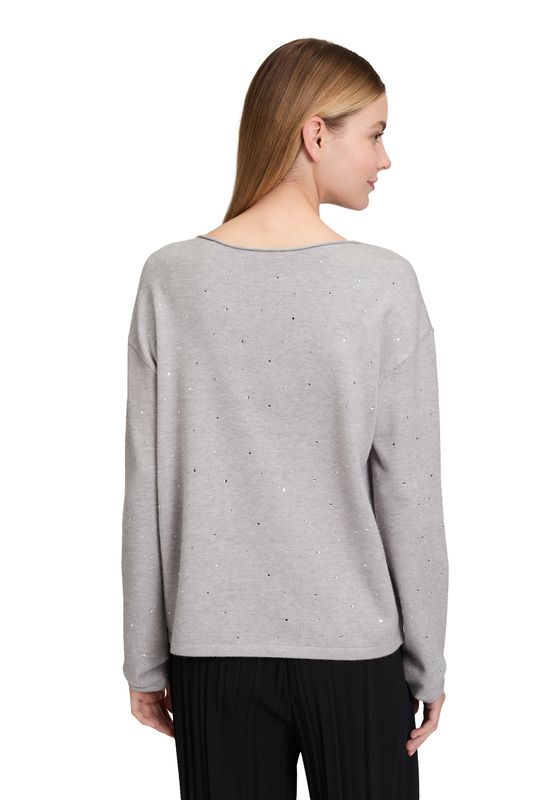 So Cosy trui met glitter grijs