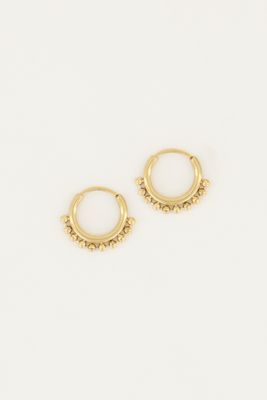 My Jewellery Oorringen kleine bolletjes Goud
