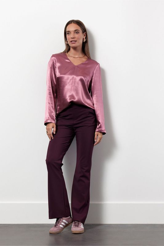 Studio Anneloes Madison satin top Paars