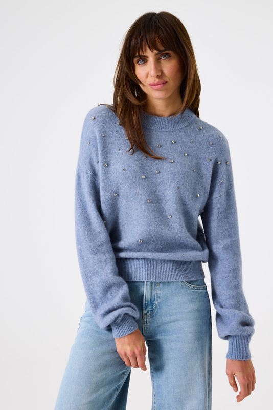 Garcia ladies pullover Blauw