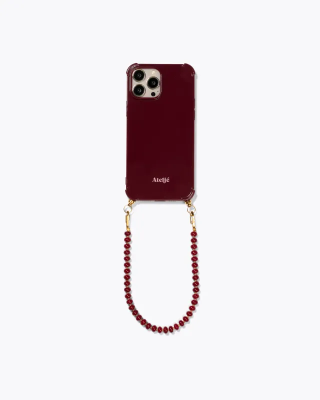 Atelje Bold burgundy Case-iphone 14 Pro Max Rood PCA-14-PRO-MAX-BOLDBURGUNDY-FW2
