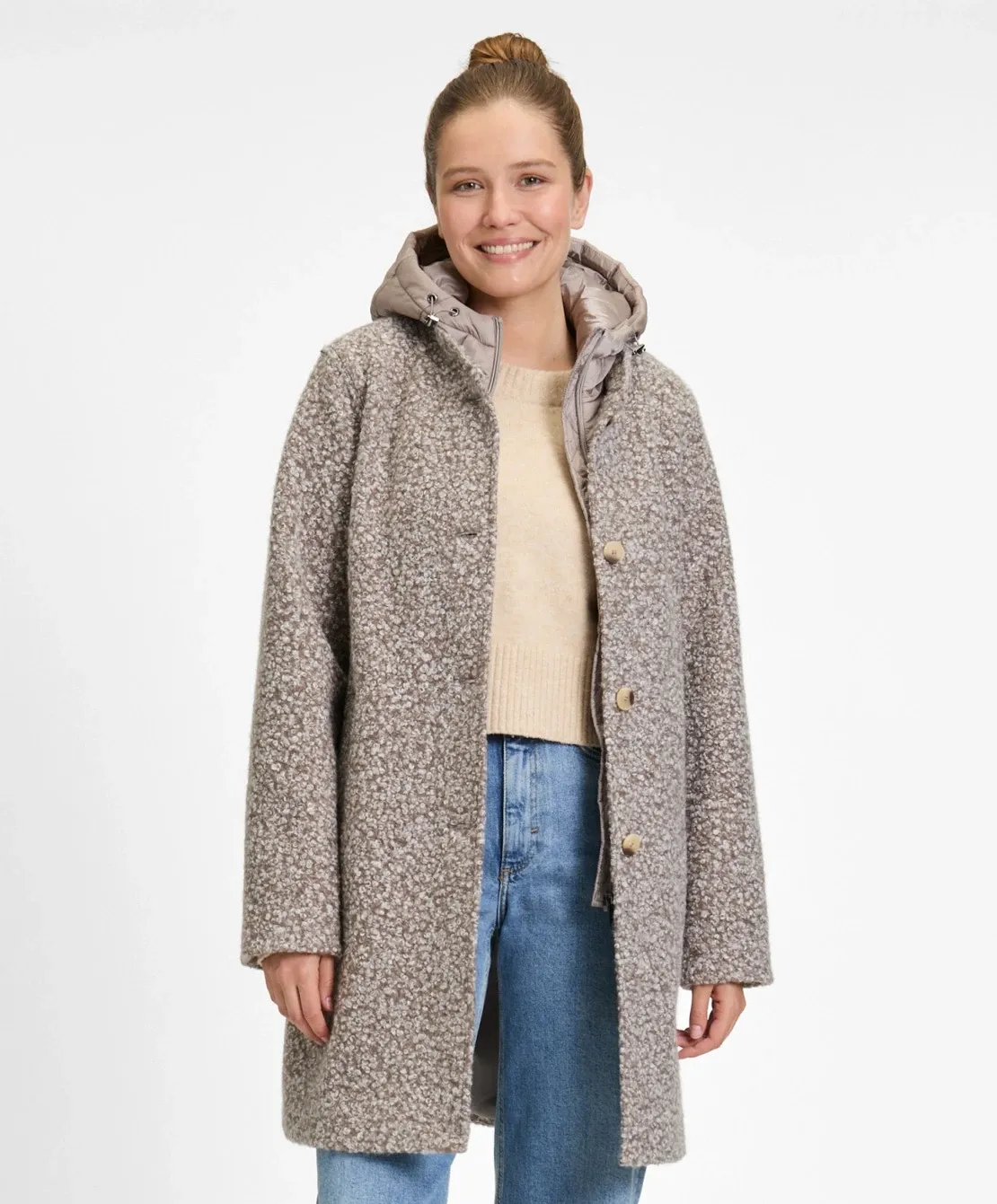 Covered ladies jacket knitted wilma