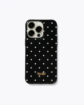 Atelje black polkadot iphone 17 pro