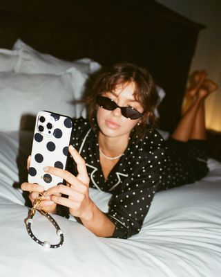 Atelje telefoonkoord polkadot hit the spot kort