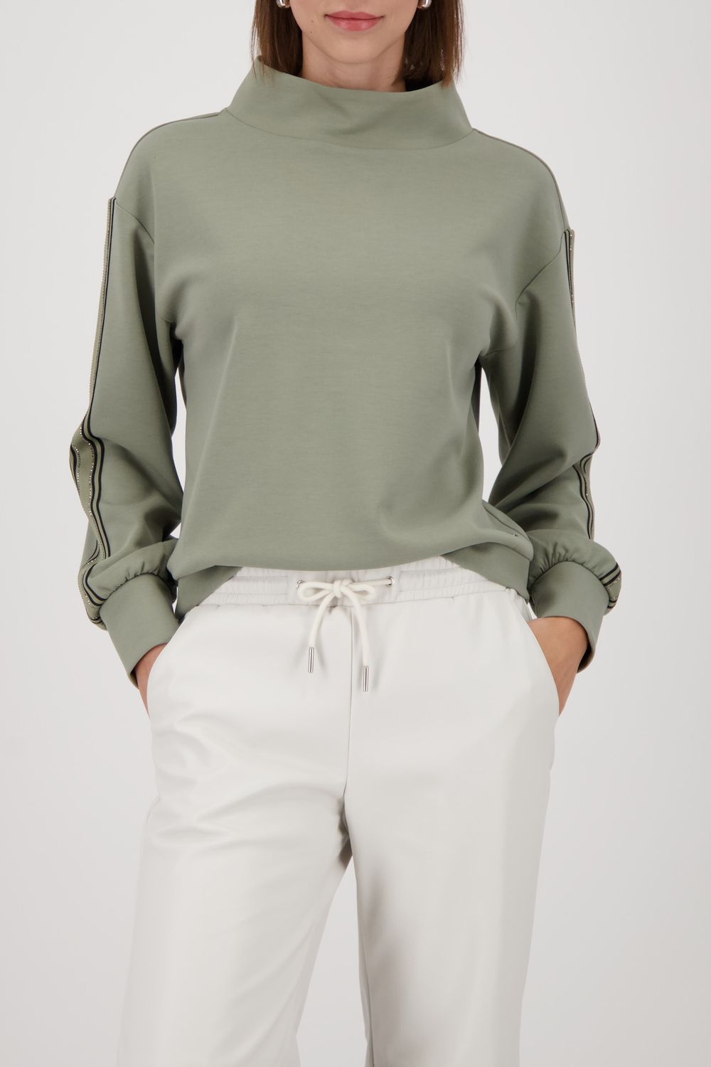 Monari Sweatshirt sage Groen