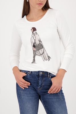 Monari Pullover off-white Ecru