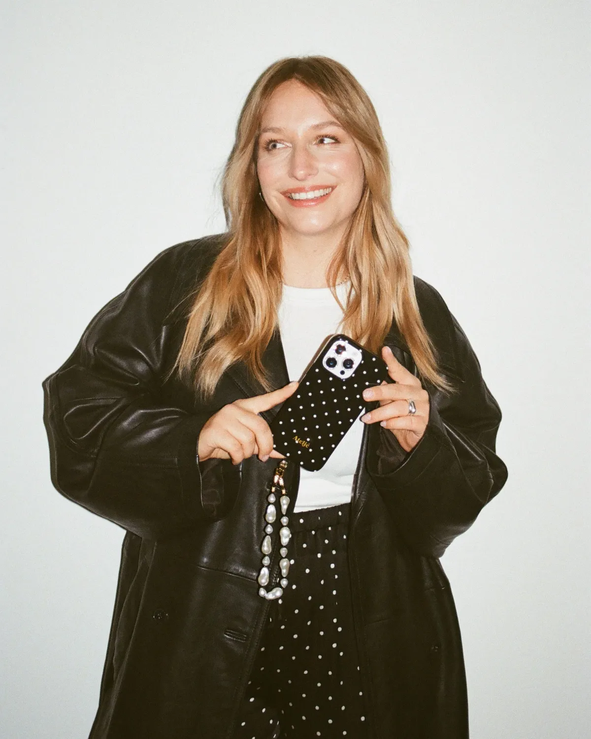 Atelje telefoon koord parels kort