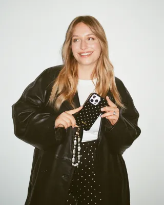 Atelje telefoon koord parels kort