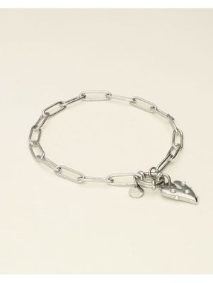 My Jewellery Bracelet pearls &amp; heart Zilver