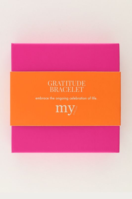 My Jewellery Gratitude bracelet heart &amp; clover Zilver