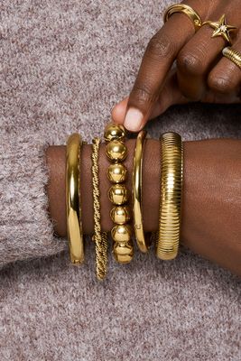 My Jewellery Bracelet chunky dots Goud