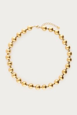 My Jewellery Necklace chunky dots 2 sizes Goud