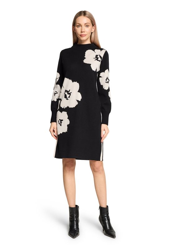 Betty Barclay jurk met bloemen Zwart