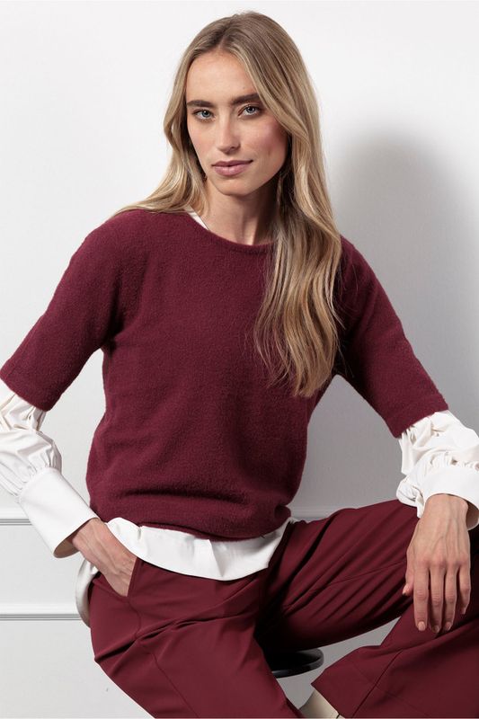 Studio Anneloes Felica soft pullover rood