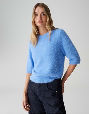 Opus Trui Puvet Blauw