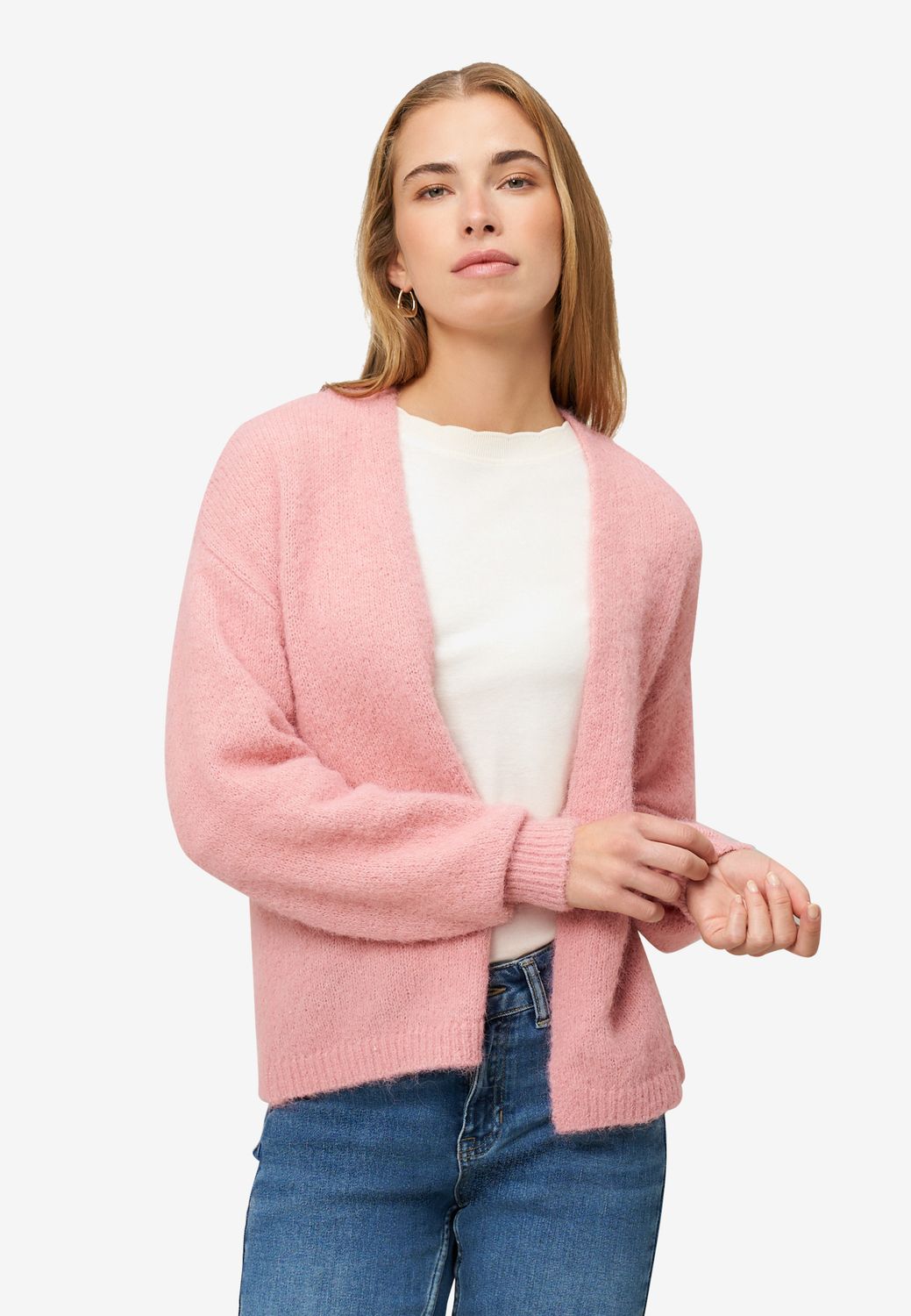 Zero Cardigan offener Style Roze