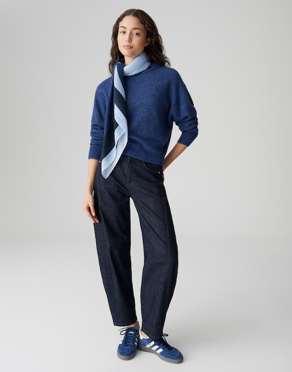 Opus Atiell scarf Blauw