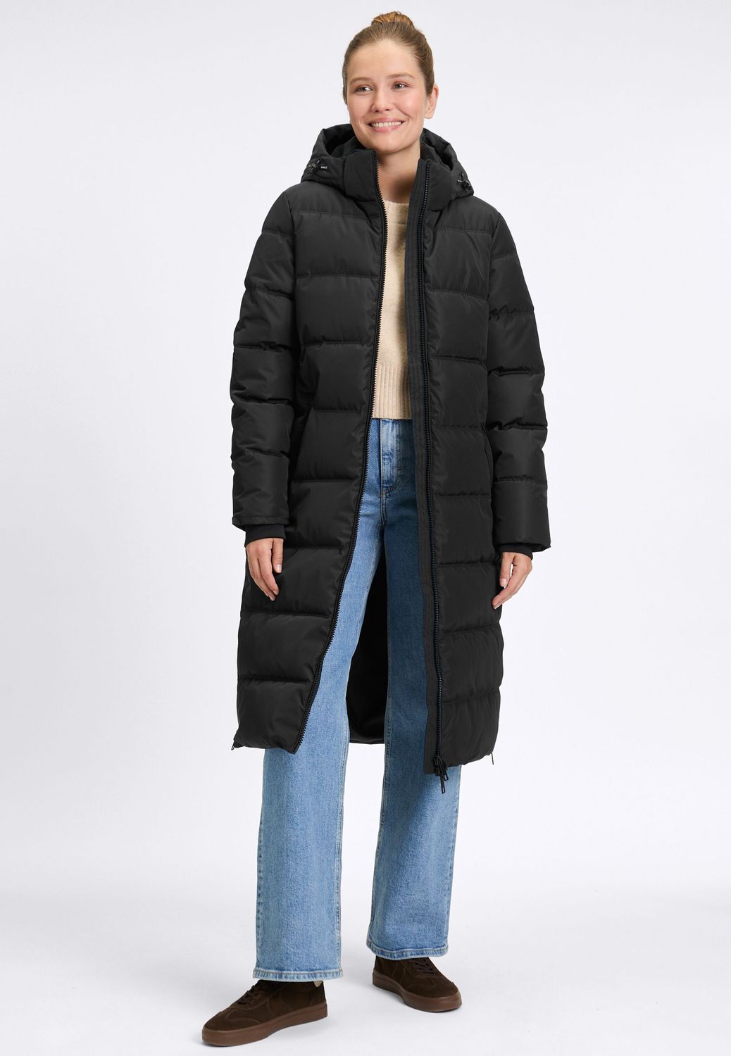 Covered GRS Ladies Jacket woven zwart