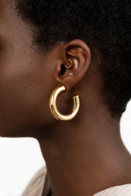 My Jewellery Earring hoops basic medium Goud