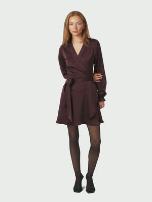 Neo Noir dress burgundy