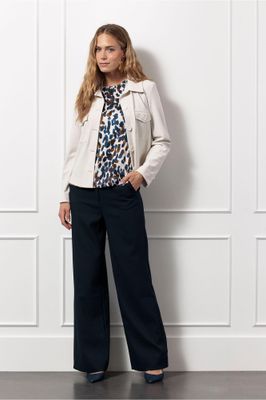 Studio Anneloes Lexie waffle trousers Blauw