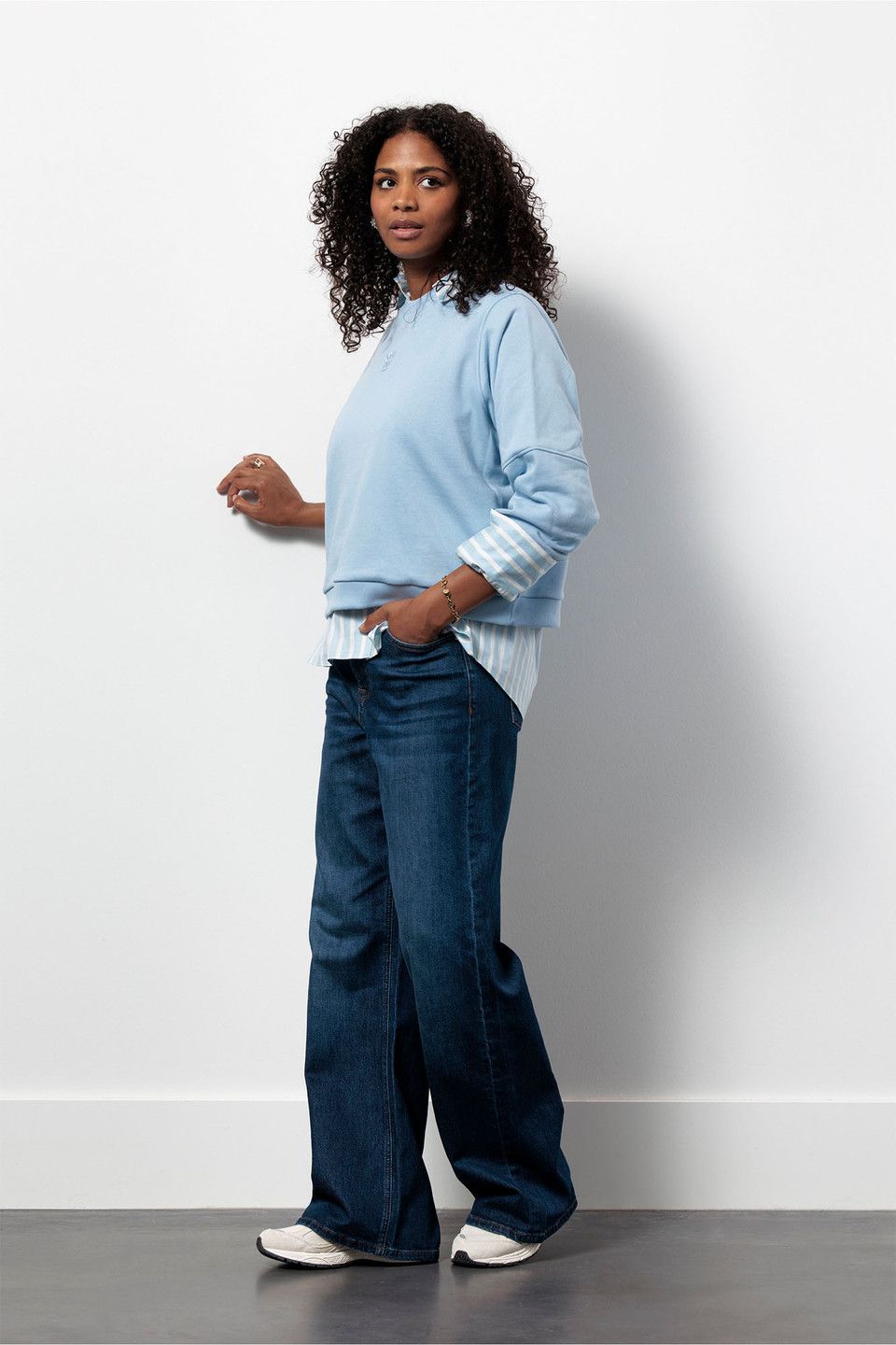 Studio Anneloes Pleuni studio sweater Blauw