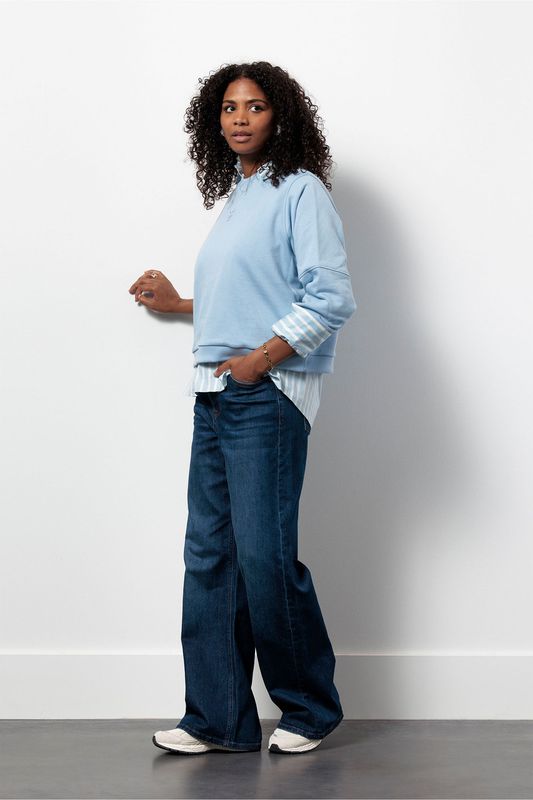 Studio Anneloes Pleuni studio sweater Blauw