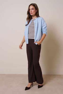 Studio Anneloes Bibi mohair cardigan Blauw