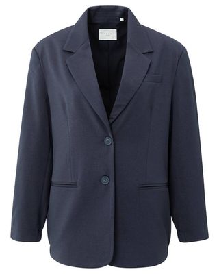 Yaya Blazer met ceintuur Blauw