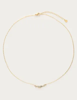 My Jewellery Necklace fine strass Goud