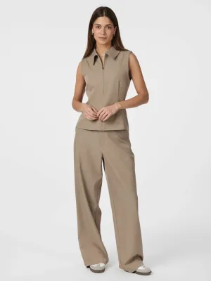 Neo Noir Emmet Structure Pants Beige