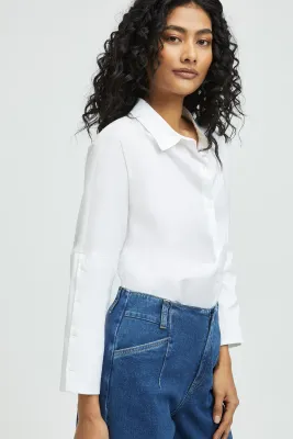 xandres blouse hatan Wit