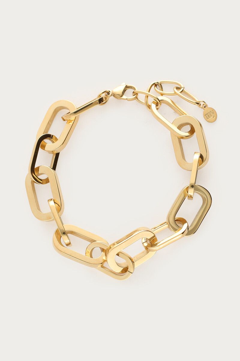 My Jewellery Bracelet chunky chain Goud